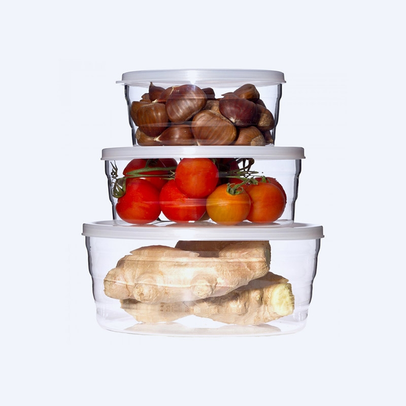 CENTRIC Glass Dish with Lid