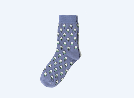Bonjour March Socks - 솜사탕